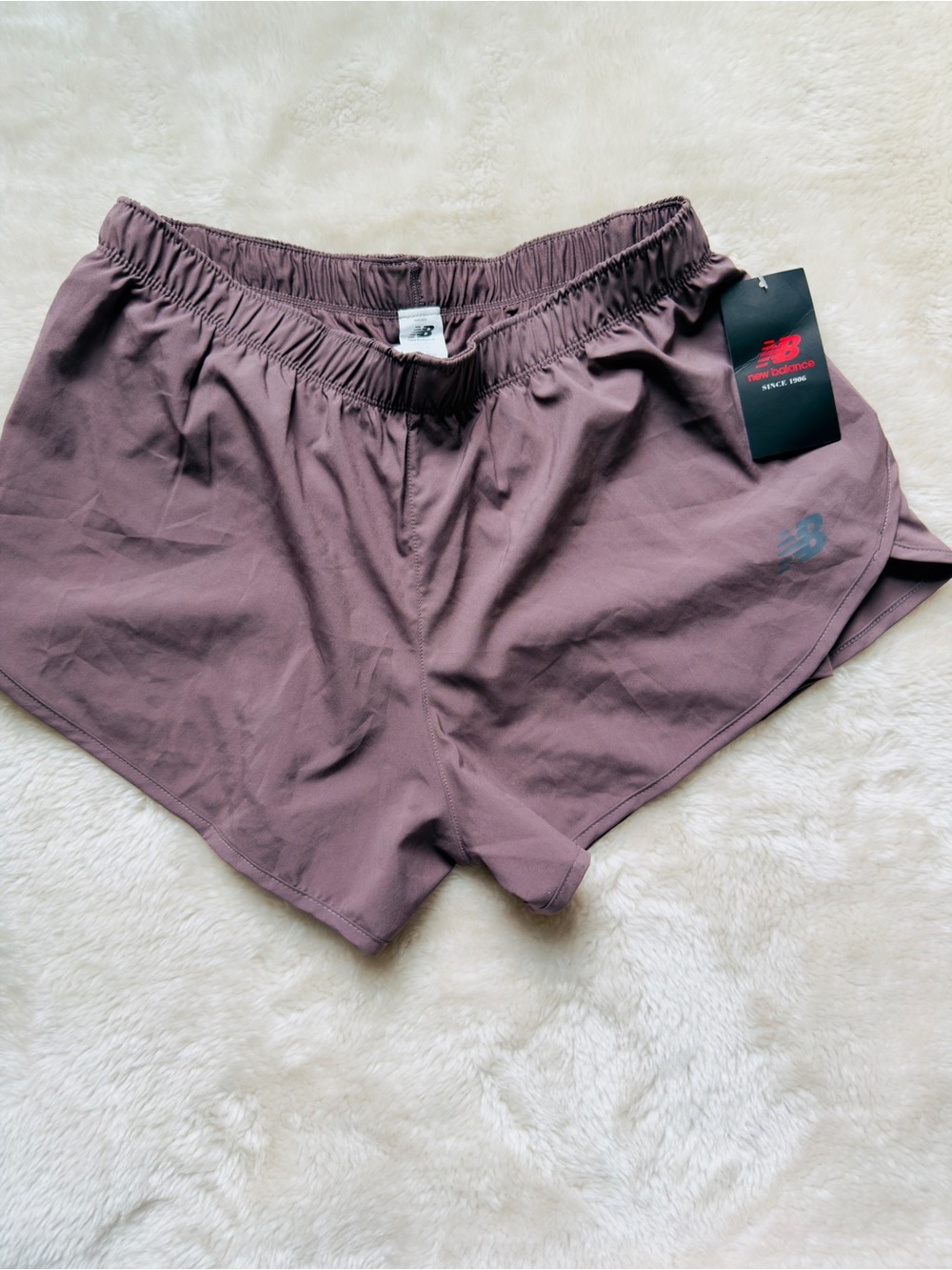 New Balance Women's Mauve Athletic Running Short - Picture 3 of 9